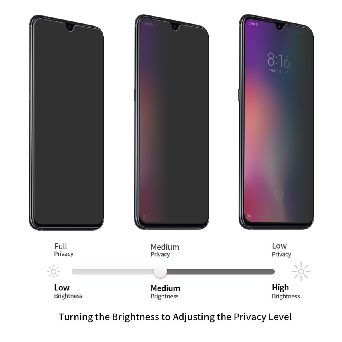 Enkay-9H-25D-Anti-peeping-Anti-explosion-Tempered-Glass-Screen-Protector-for-Xiaomi-Mi9-SE-Non-origi-1473025-1